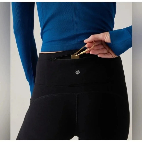 ATHLETA ALTITUDE PANT IN POLARTEC POWER STRETCH PANTALON ALTITUDE SZ L charcoal - Picture 11 of 14